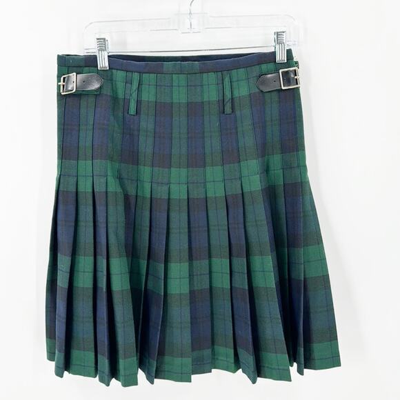 The Kilt Other - The Kilt tartan kilt for boys sz 11-12 heavy blue green Scottish